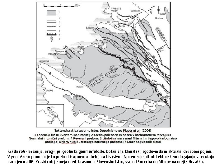 Kraški rob - Bržanija, Breg - je geološki, geomorfološki, botanični, klimatski, zgodovinski in aktualni