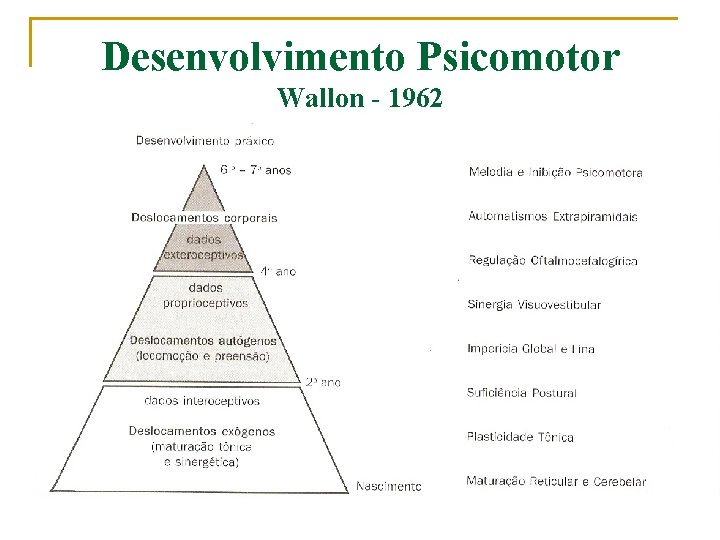 Desenvolvimento Psicomotor Wallon - 1962 