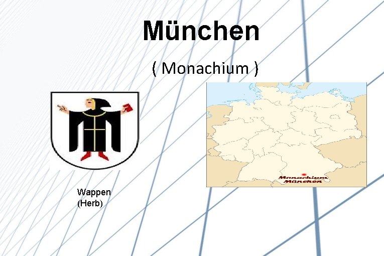München ( Monachium ) Wappen (Herb) 