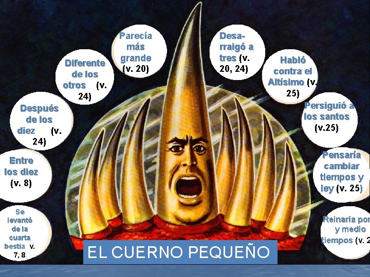 Diferente de los otros (v. 24) Después de los diez (v. 24) Parecía más Diferente de los otros (v. 24) Después de los diez (v. 24) Parecía más
