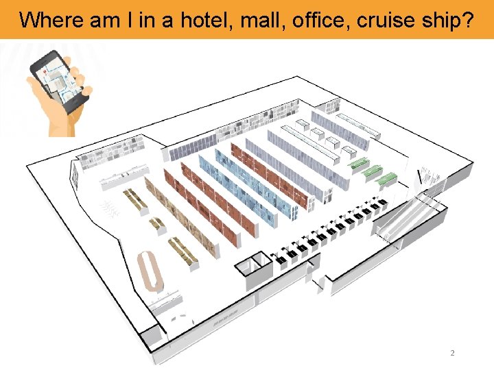 Where am I in a hotel, mall, office, cruise ship? 2 Where am I in a hotel, mall, office, cruise ship? 2