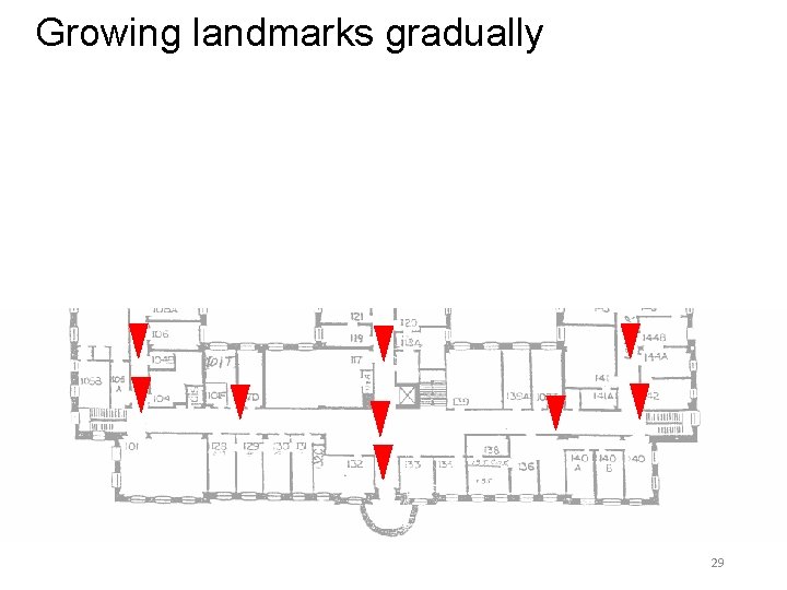 Growing landmarks gradually 29 Growing landmarks gradually 29