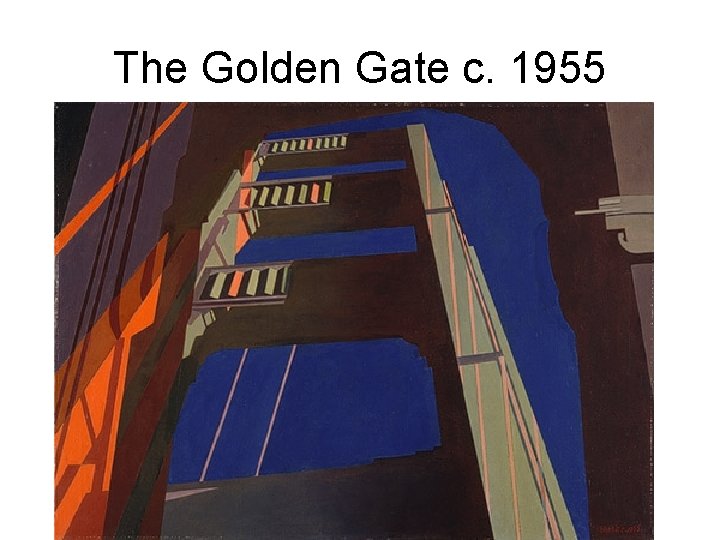 The Golden Gate c. 1955 