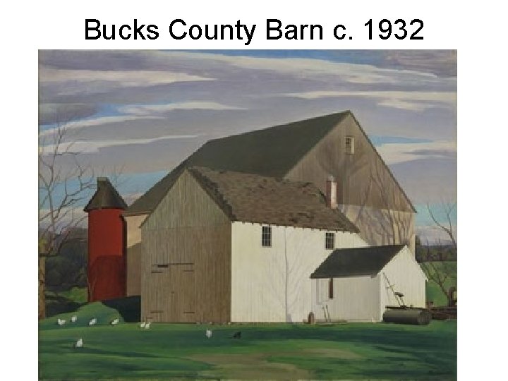 Bucks County Barn c. 1932 