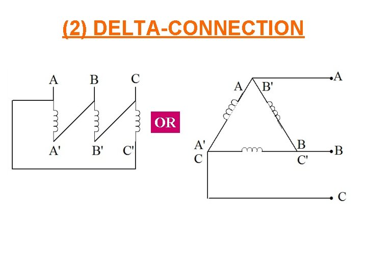 (2) DELTA-CONNECTION OR 