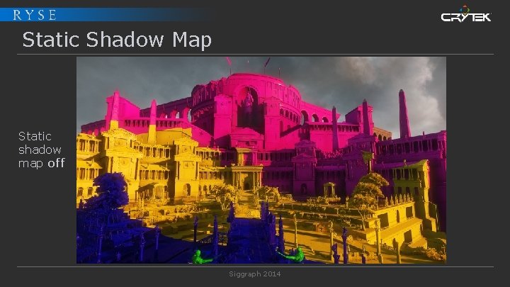 Static Shadow Map Static shadow map off Siggraph 2014 