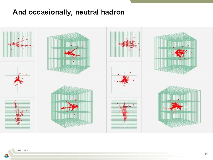 And occasionally, neutral hadron RPC 2012 21 