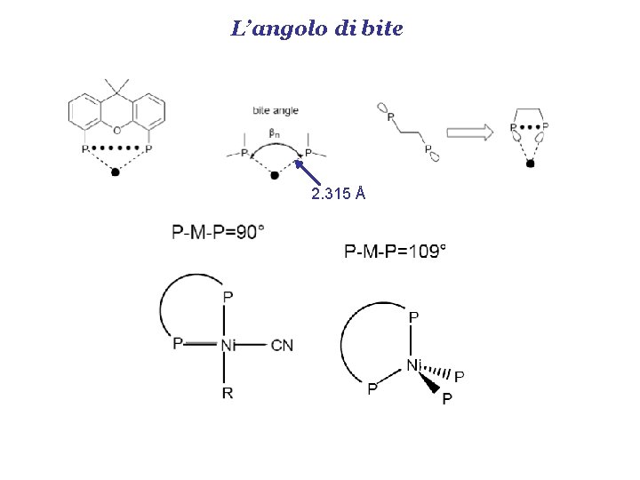 L’angolo di bite 2. 315 Å 