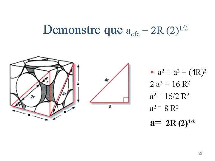 Demonstre que acfc = 2 R (2)1/2 w a 2 + a 2 =