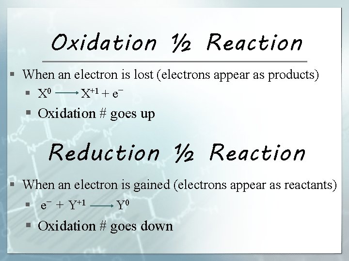 Oxidation and Reduction Chapter 20 Day 1 INTRO