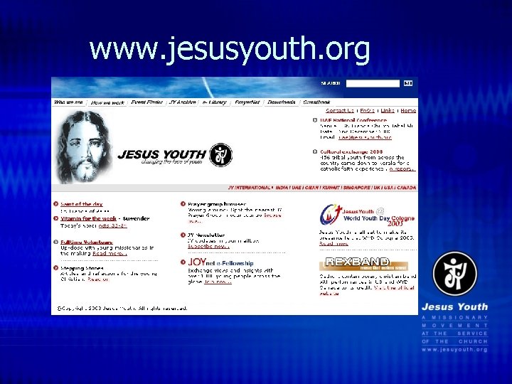 www. jesusyouth. org 