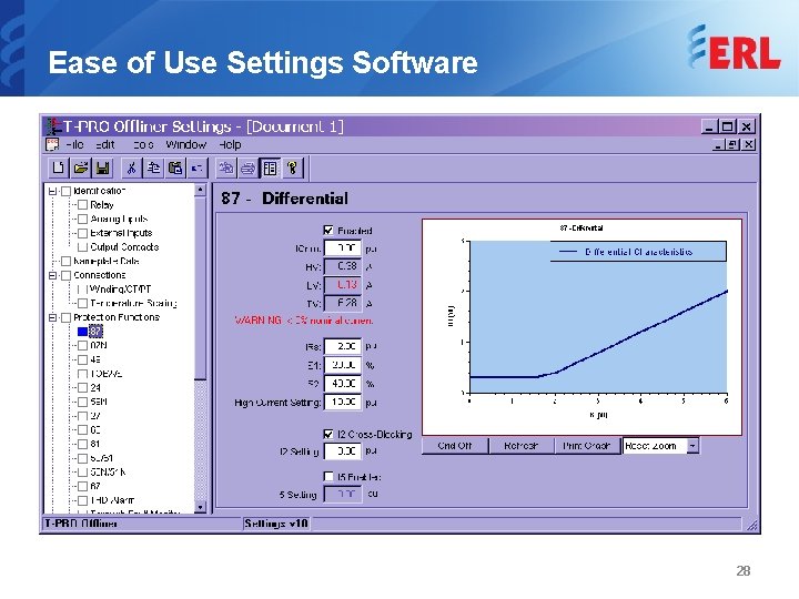 Ease of Use Settings Software 28 