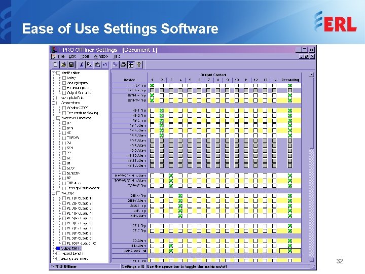 Ease of Use Settings Software 32 