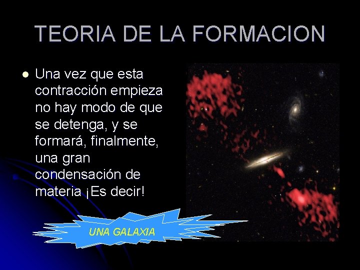 TEORIA DE LA FORMACION l Una vez que esta contracción empieza no hay modo