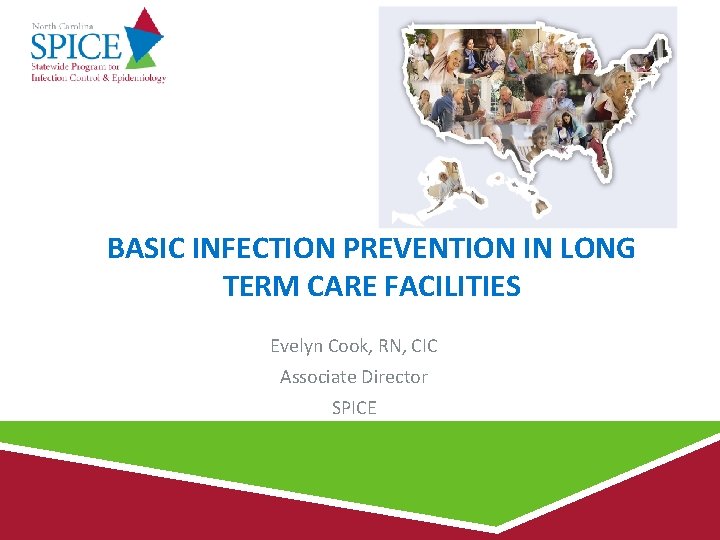 BASIC INFECTION PREVENTION IN LONG TERM CARE FACILITIES Evelyn Cook, RN, CIC Associate Director