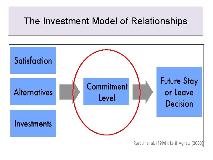 The Investment Model of Relationships 