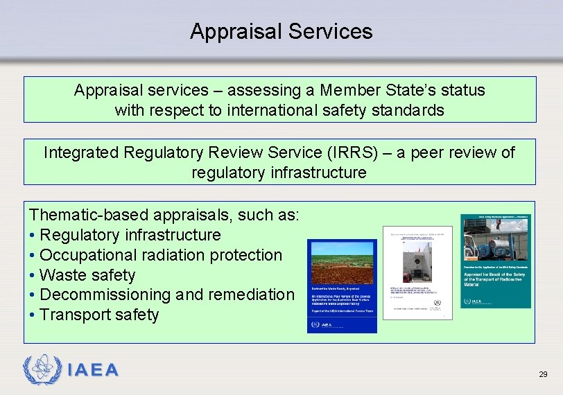 Appraisal Services Appraisal services Appraisal – assessing a. Services Member State’s status with respect