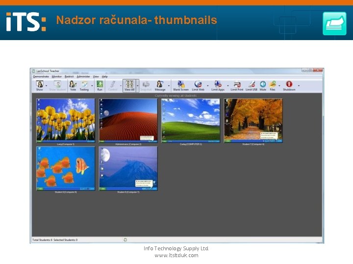 Nadzor računala- thumbnails Info Technology Supply Ltd. www. itsltduk. com 