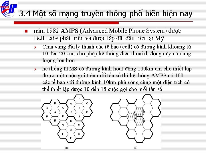 3. 4 Một số mạng truyền thông phổ biến hiện nay n năm 1982