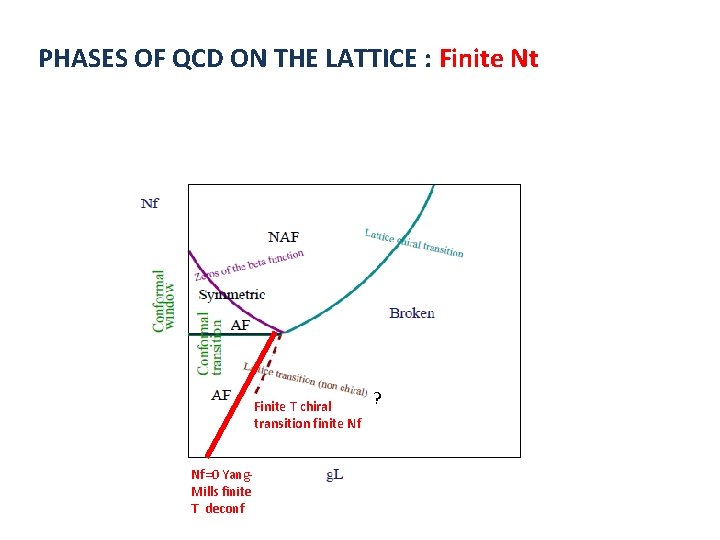 PHASES OF QCD ON THE LATTICE : Finite Nt evidence of) Finite T chiral