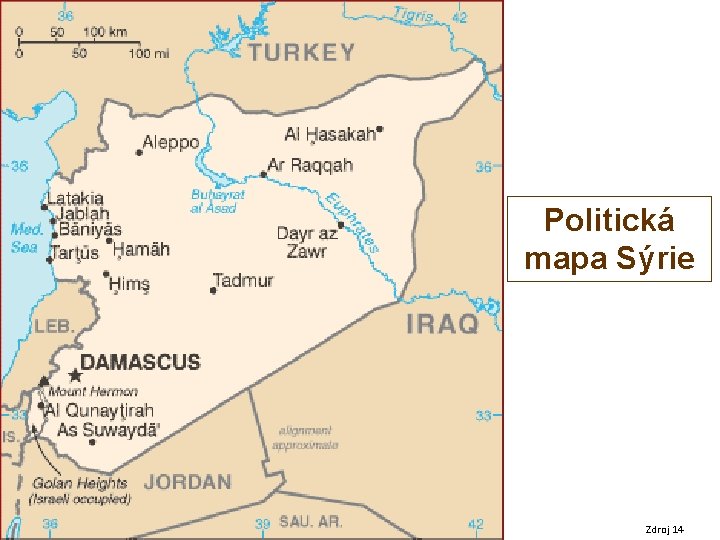 Politická mapa Sýrie Zdroj 14 