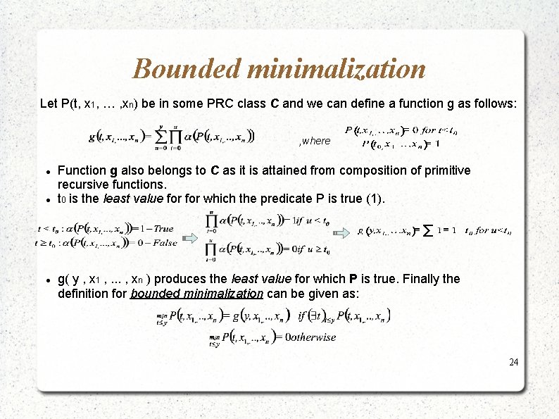 Primitive Recursive Functions Chapter 3 1 Preliminaries Partial