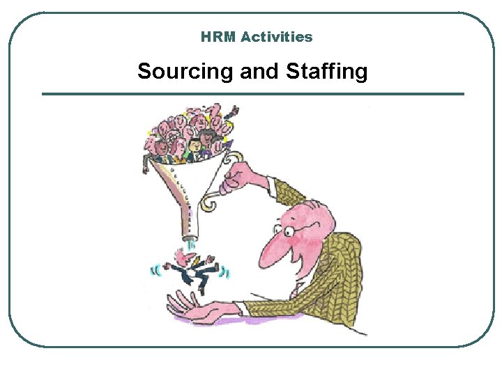 HRM Activities Sourcing and Staffing 