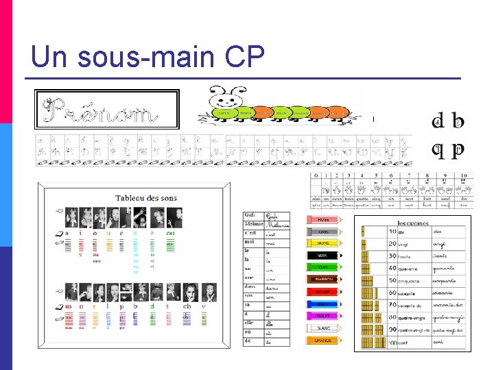 Un sous-main CP 
