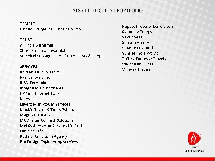 TEMPLE United Evangelical Luthan Church TRUST All India Sai Samaj Shree Kanthilal Jayantilal Sri
