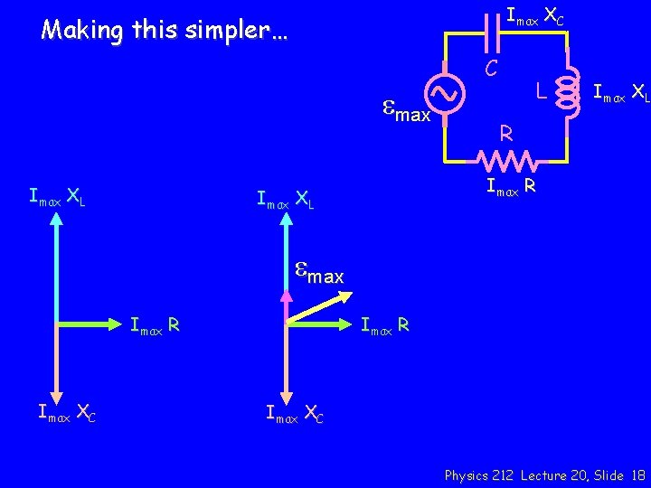 Imax XC Making this simpler… C emax Imax XL L Imax XL R Imax