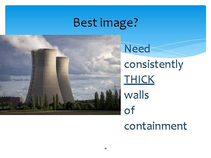 Best image? Need consistently THICK walls of containment 6 