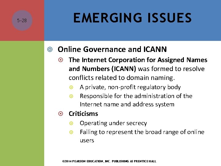 EMERGING ISSUES 5 -28 Online Governance and ICANN The Internet Corporation for Assigned Names EMERGING ISSUES 5 -28 Online Governance and ICANN The Internet Corporation for Assigned Names