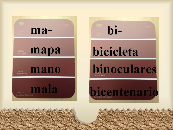 ma- bi- mapa mano bicicleta binoculares mala bicentenario 