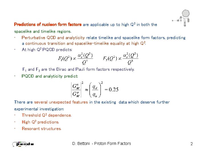 Predictions of nucleon form factors are applicable up to high Q 2 in both