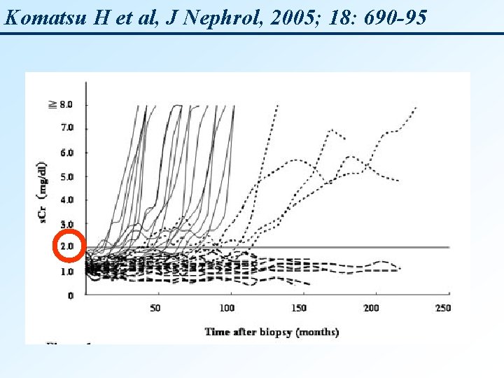 Komatsu H et al, J Nephrol, 2005; 18: 690 -95 