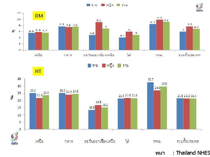 DM HT ทมา : Thailand NHES 