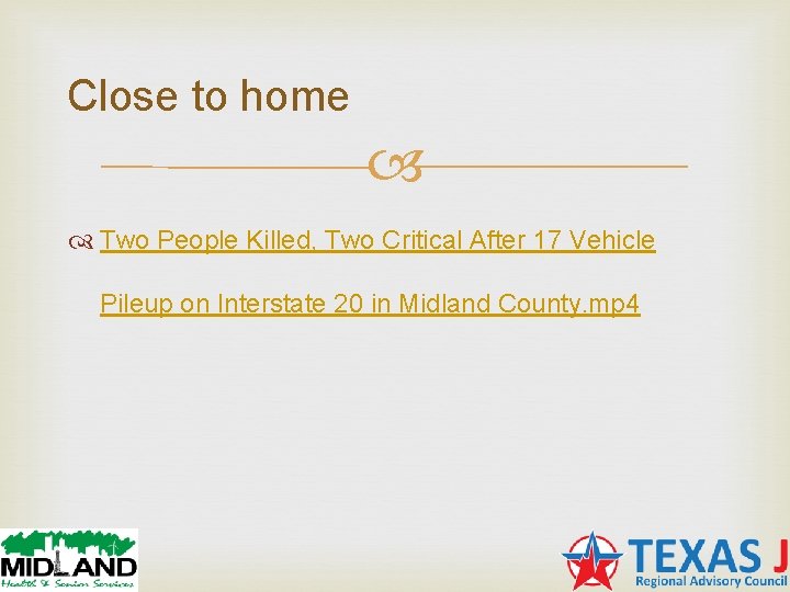 Close to home Two People Killed, Two Critical After 17 Vehicle Pileup on Interstate Close to home Two People Killed, Two Critical After 17 Vehicle Pileup on Interstate
