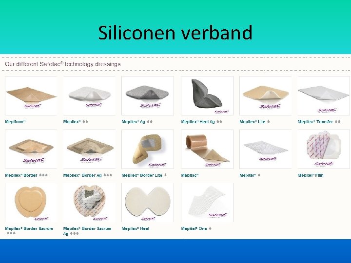 Siliconen verband 