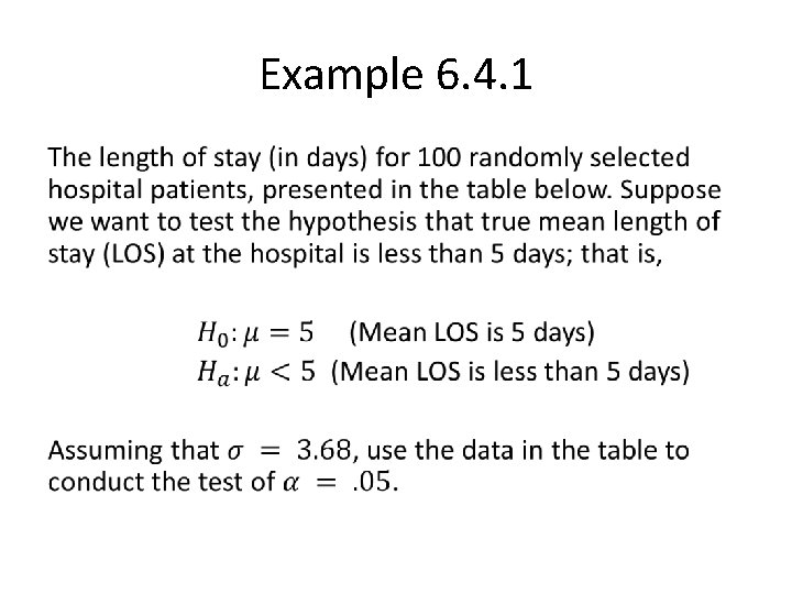 Example 6. 4. 1 • 