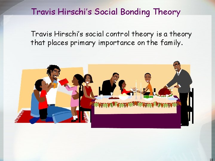 Travis Hirschi’s Social Bonding Theory Travis Hirschi’s social control theory is a theory that Travis Hirschi’s Social Bonding Theory Travis Hirschi’s social control theory is a theory that