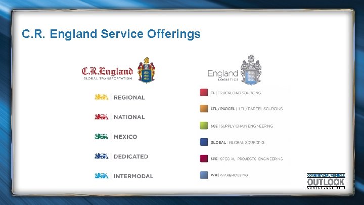 C. R. England Service Offerings 