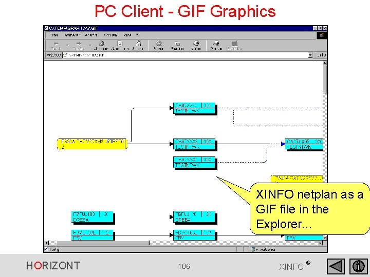 PC Client - GIF Graphics XINFO netplan as a GIF file in the Explorer. PC Client - GIF Graphics XINFO netplan as a GIF file in the Explorer.
