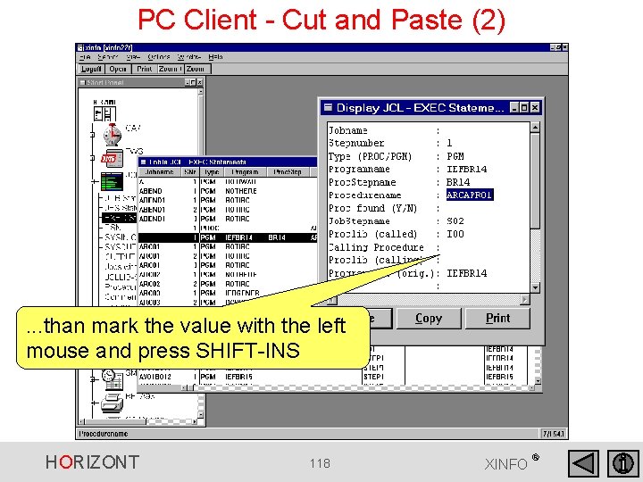 PC Client - Cut and Paste (2) . . . than mark the value PC Client - Cut and Paste (2) . . . than mark the value