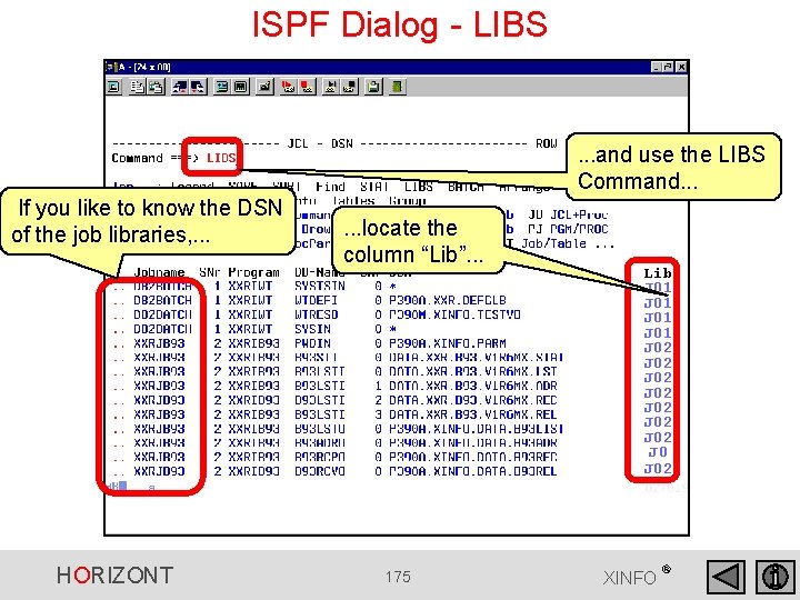 ISPF Dialog - LIBS . . . and use the LIBS Command. . . ISPF Dialog - LIBS . . . and use the LIBS Command. . .