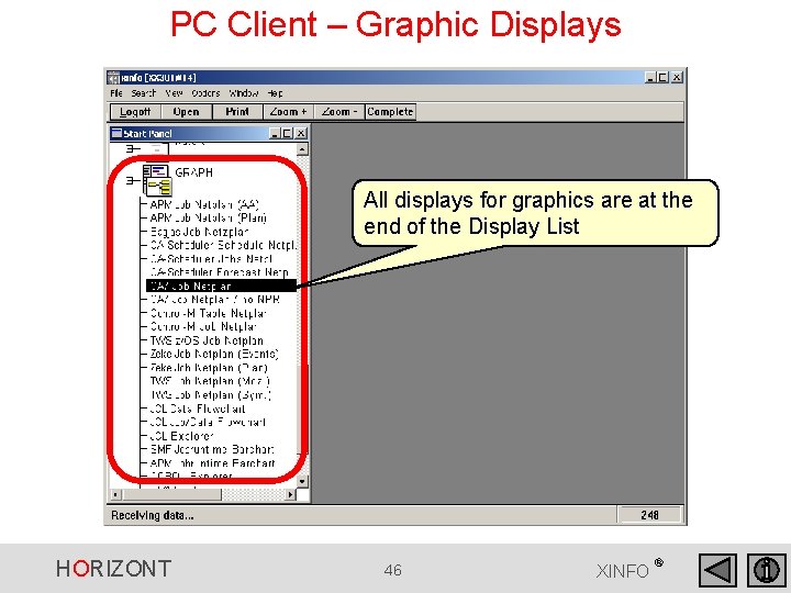 PC Client – Graphic Displays All displays for graphics are at the end of PC Client – Graphic Displays All displays for graphics are at the end of