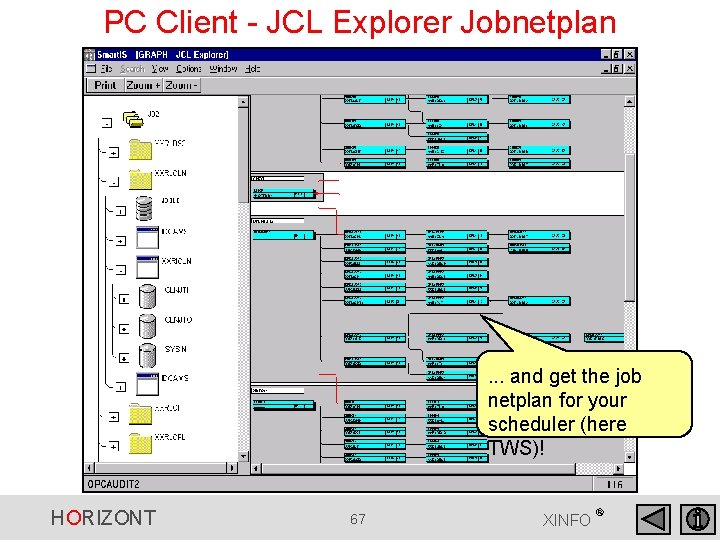 PC Client - JCL Explorer Jobnetplan . . . and get the job netplan PC Client - JCL Explorer Jobnetplan . . . and get the job netplan
