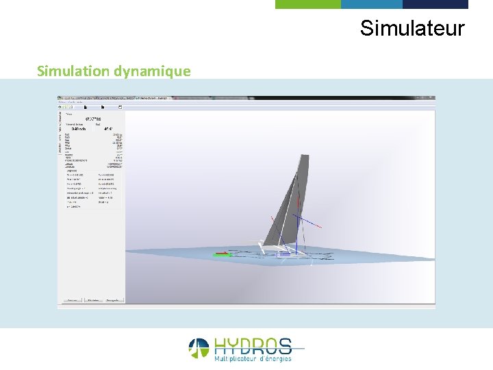 Simulateur Simulation dynamique 