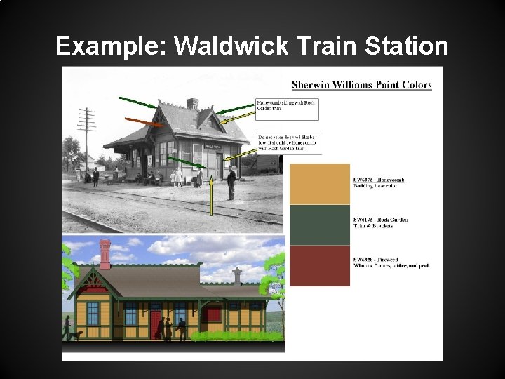 Example: Waldwick Train Station Example: Waldwick Train Station