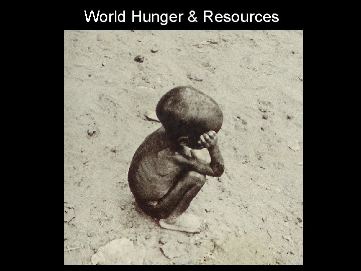 World Hunger & Resources 