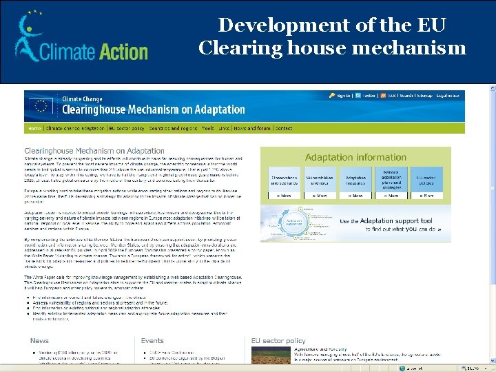 Development of the EU Clearing house mechanism 